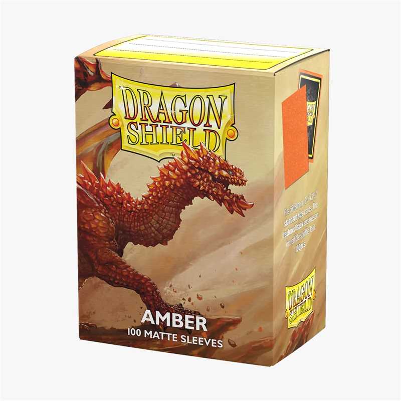 DRAGON SHIELD STANDARD SLEEVES - MATTE AMBER (100 STK.)
