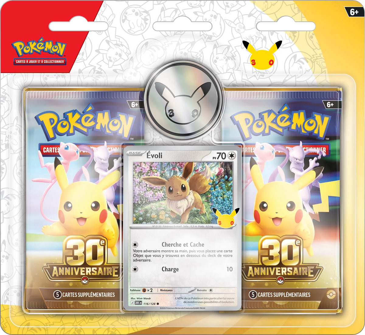POKÉMON 2-PACK BLISTER 30TH CELEBRATIONS -FR-