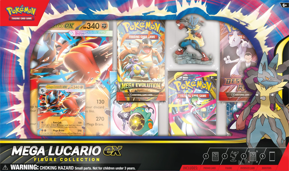 POKÉMON MEGA LUCARIO EX FIGURE COLLECTION -DE-