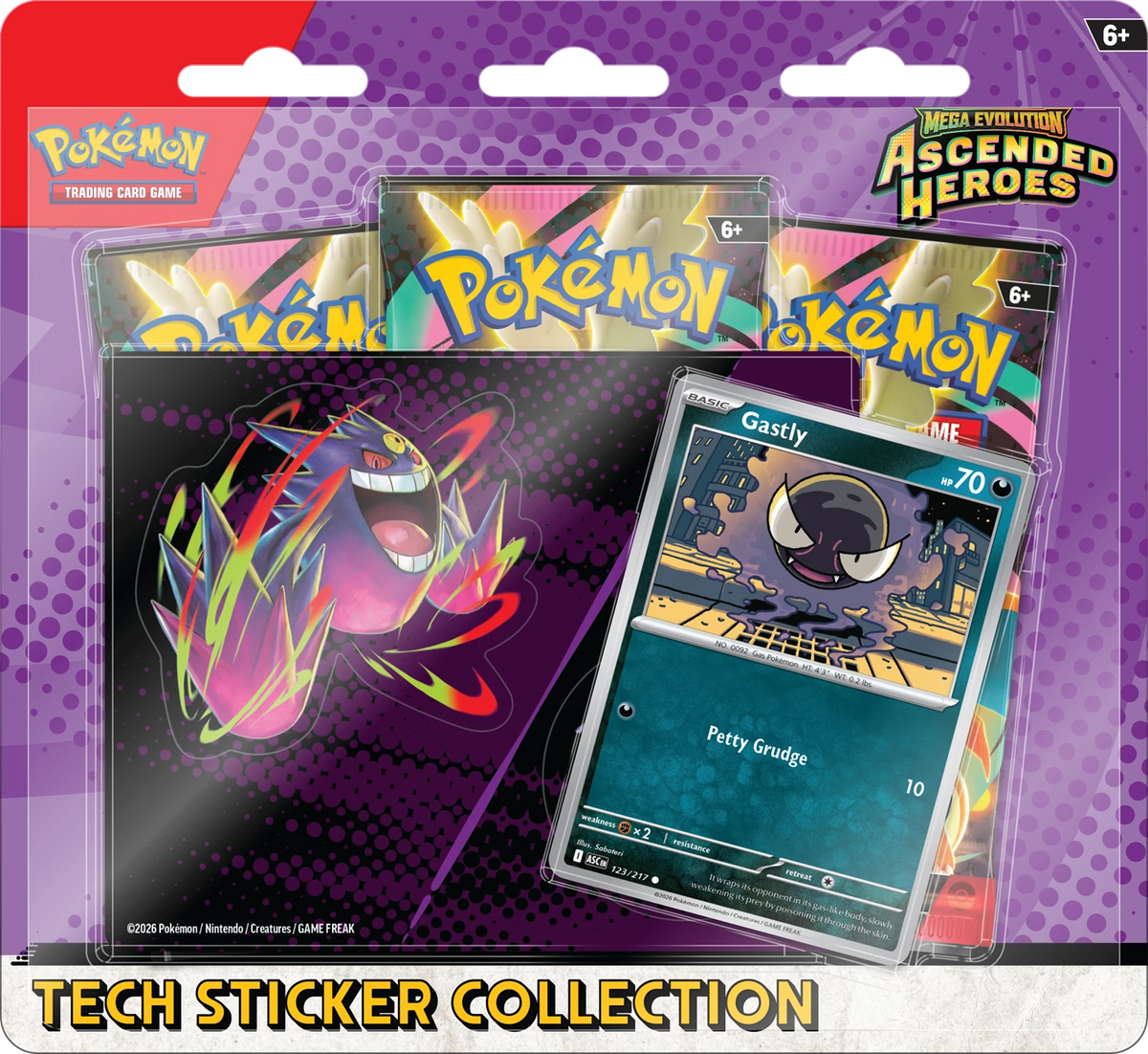 POKÉMON TECH-STICKER COLLECTION MEGA EVOLUTION: ASCENDED HEROES -FR-