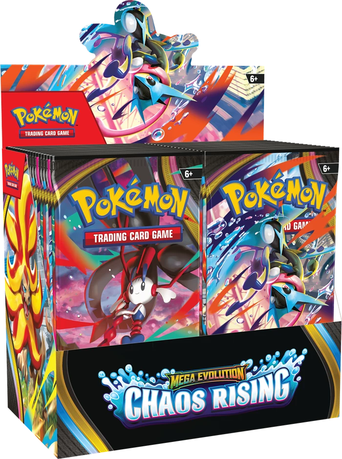 POKÉMON DISPLAY: MEGA EVOLUTION CHAOS RISING -EN-