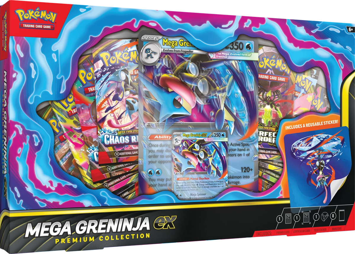 POKÉMON MEGA EVOLUTION: MEGA GRENINJA EX PREMIUM COLLECTION -EN-