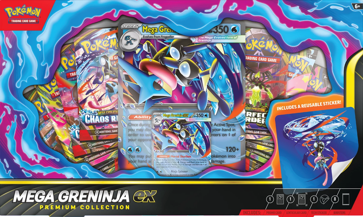 POKÉMON MEGA EVOLUTION: MEGA GRENINJA EX PREMIUM COLLECTION -EN-