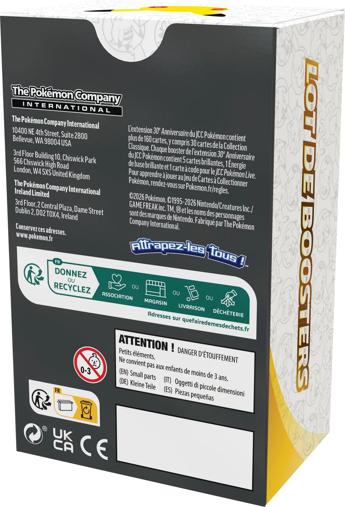 POKÉMON BOOSTERBUNDLE 30TH CELEBRATION -FR-