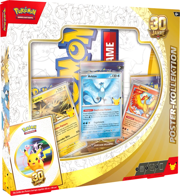 POKÉMON POSTER COLLECTION 30 CELEBRATIONS -DE-