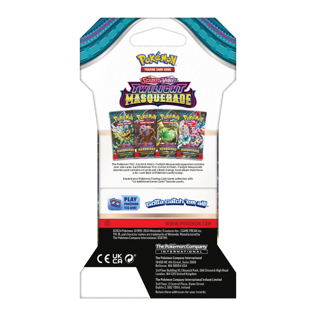 POKÉMON SLEEVED BOOSTER SCARLET & VIOLET: TWILIGHT MASQUERADE -EN-