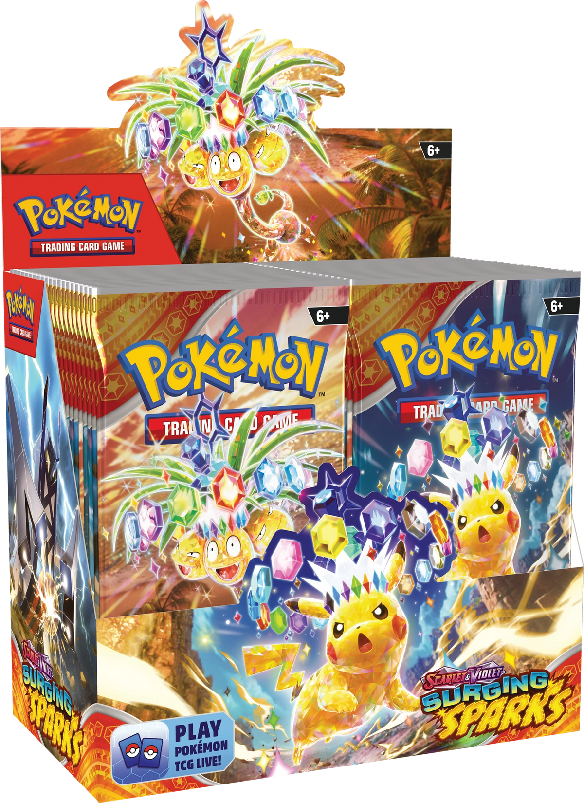 POKÉMON DISPLAY SCARLET & VIOLET: SURGING SPARKS -DE-