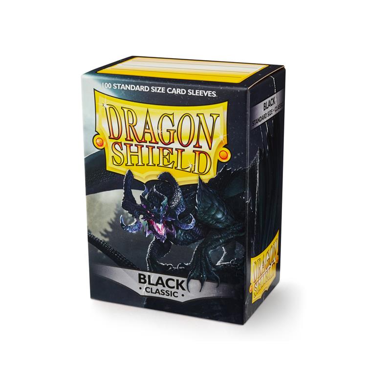 DRAGON SHIELD STANDARD SLEEVES - BLACK (100 STK.)