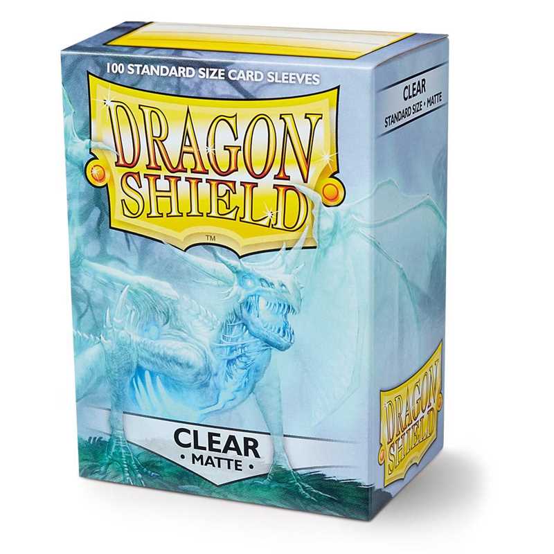 DRAGON SHIELD STANDARD SLEEVES - MATTE CLEAR (100 STK.)