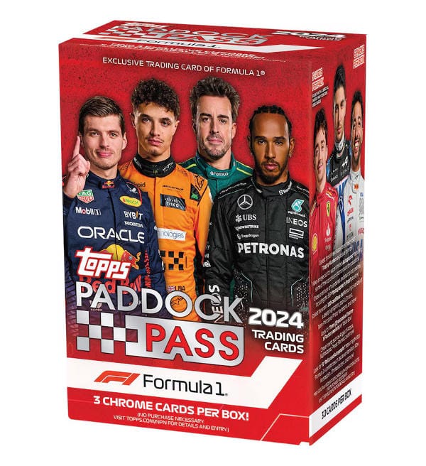 2024 TOPPS PADDOCK PASS FORMULA 1: VALUE BOX