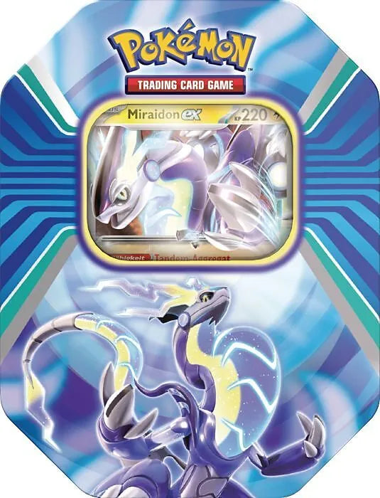 POKÉMON PALDEA LEGENDS TIN BOX # MIRAIDON EX -DE-