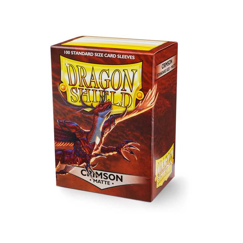 DRAGON SHIELD STANDARD SLEEVES - MATTE CRIMSON (100 STK.)