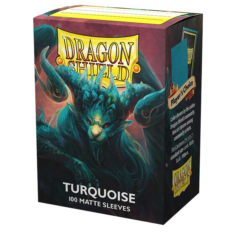 DRAGON SHIELD STANDARD SLEEVES - TURQUOISE ATEBECK (100 STK.)