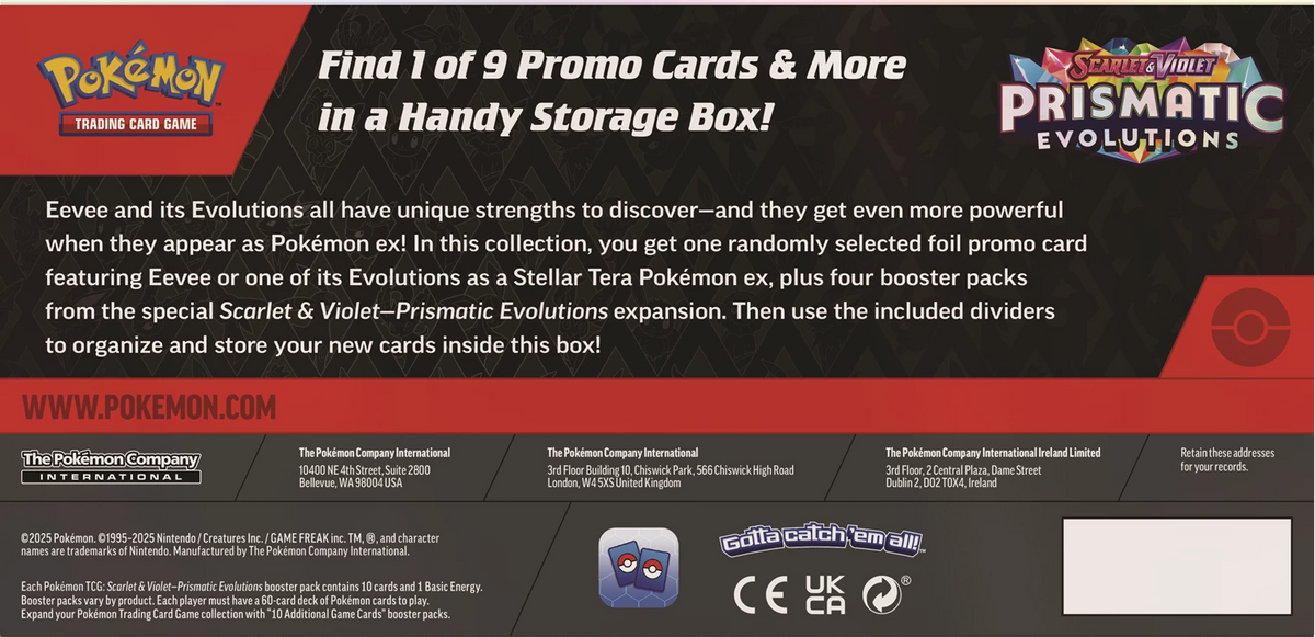 POKÉMON SURPRISE BOX SCARLET & VIOLET: PRISMATIC EVOLUTIONS -DE-