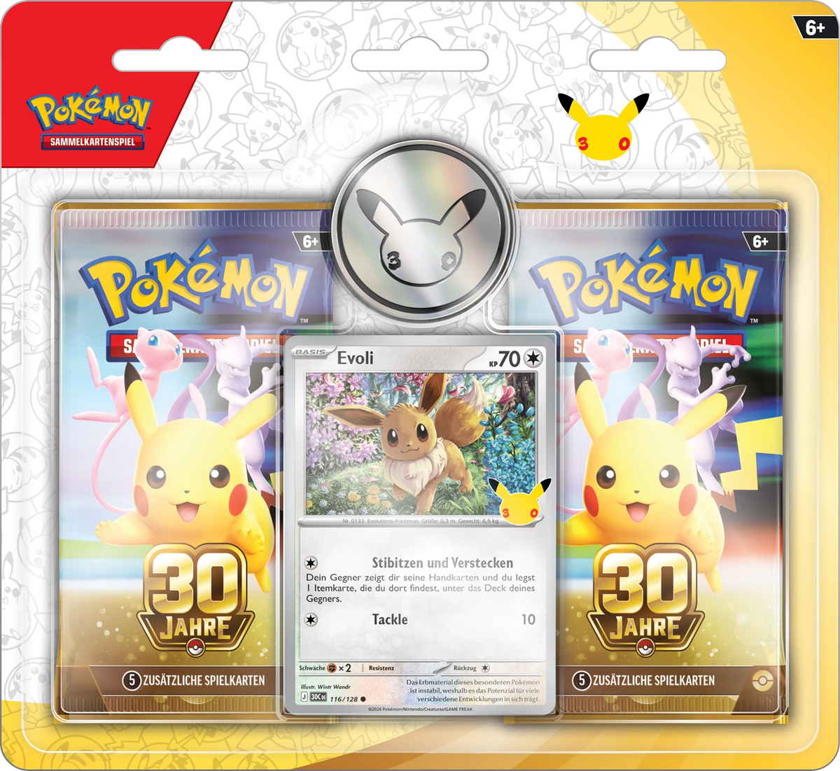 POKÉMON 2-PACK BLISTER 30TH CELEBRATIONS -DE-