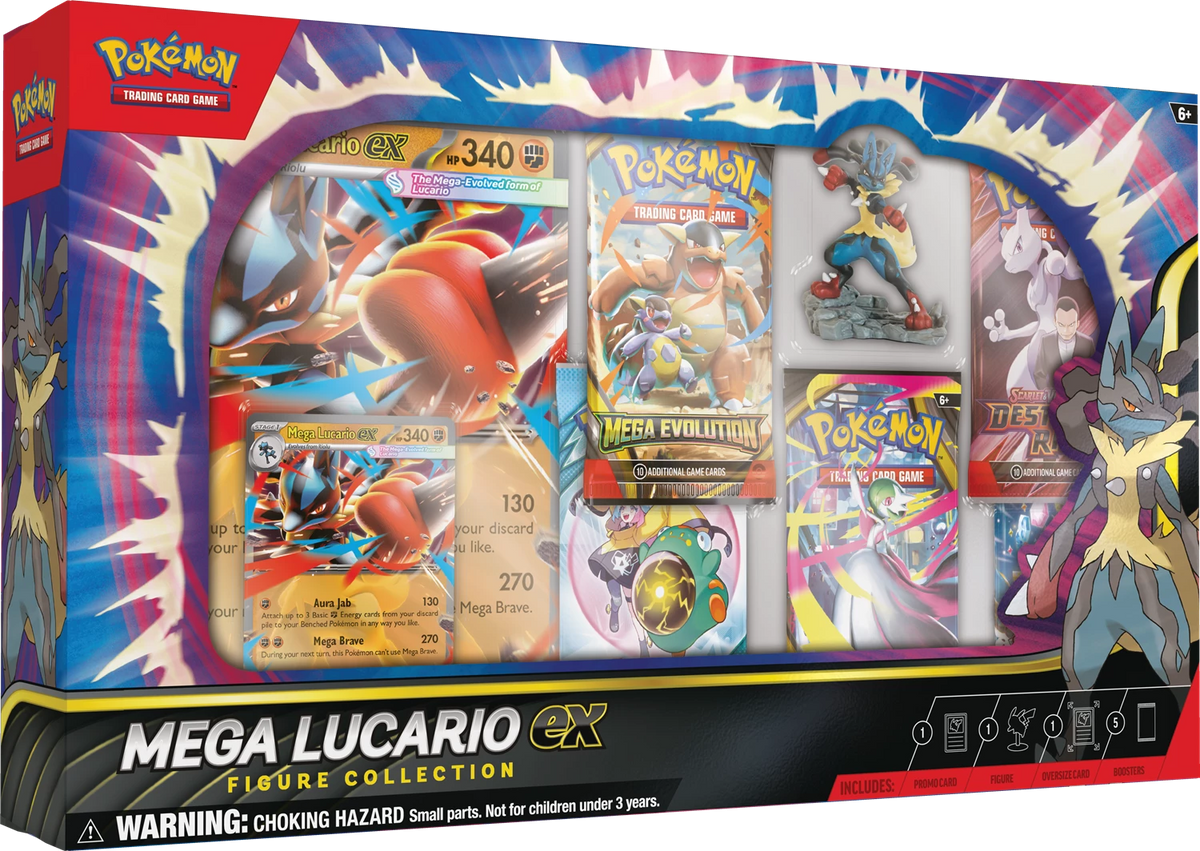 POKÉMON MEGA LUCARIO EX FIGURE COLLECTION -DE-