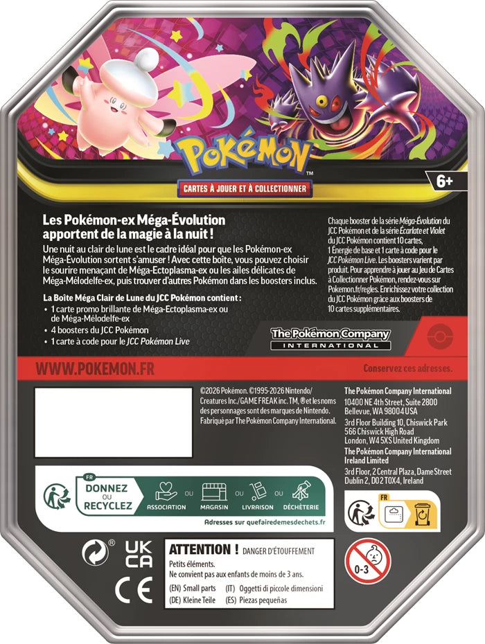 POKÉMON TIN BOX: MÉGA CLAIR DE LUNE EX -FR-