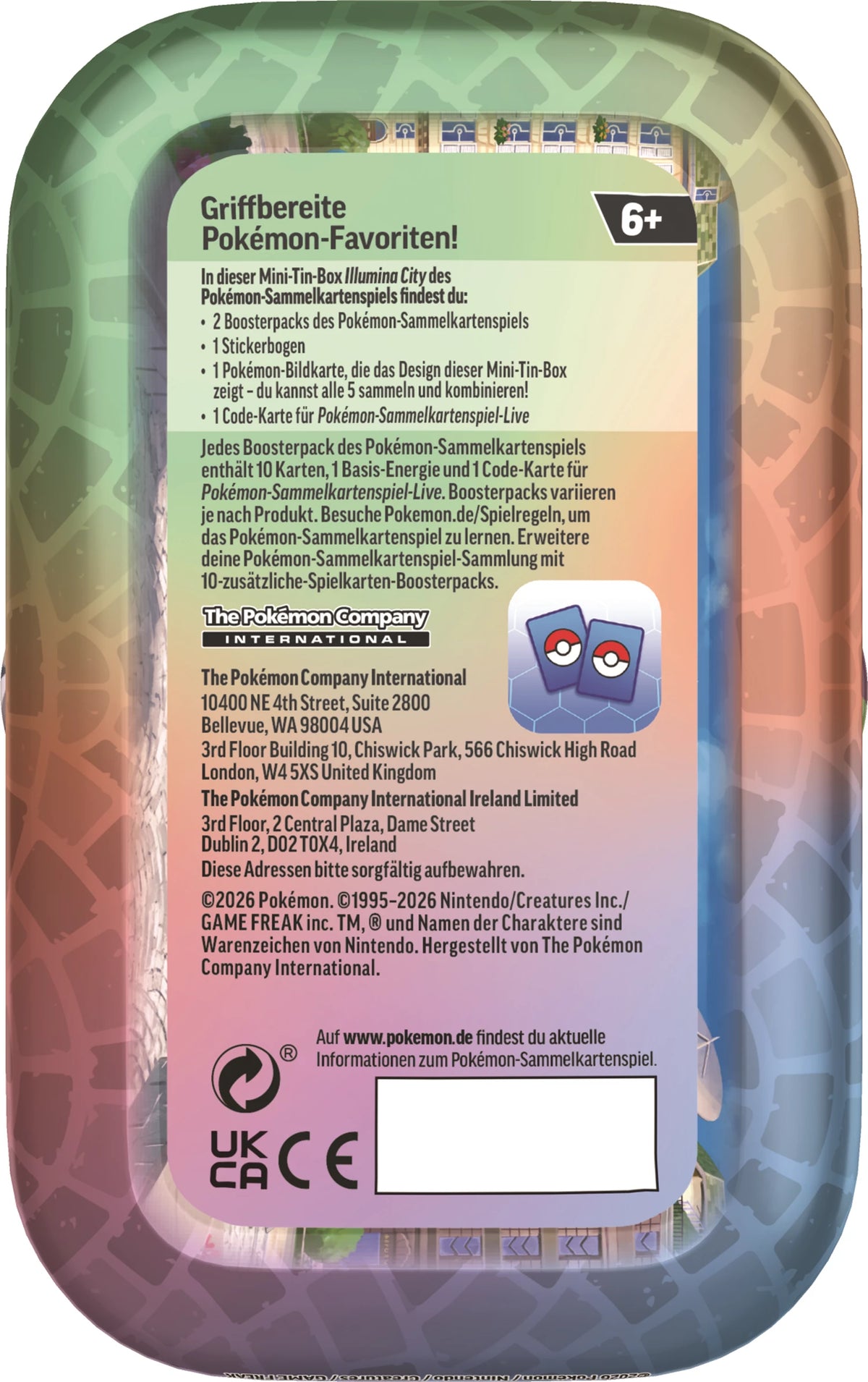POKÉMON MINI TIN: ILLUMINA CITY -DE-