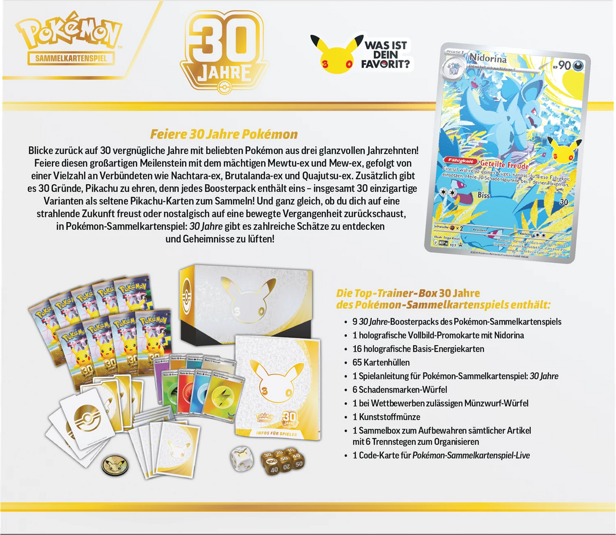 POKÉMON ETB: 30TH CELEBRATION -DE-