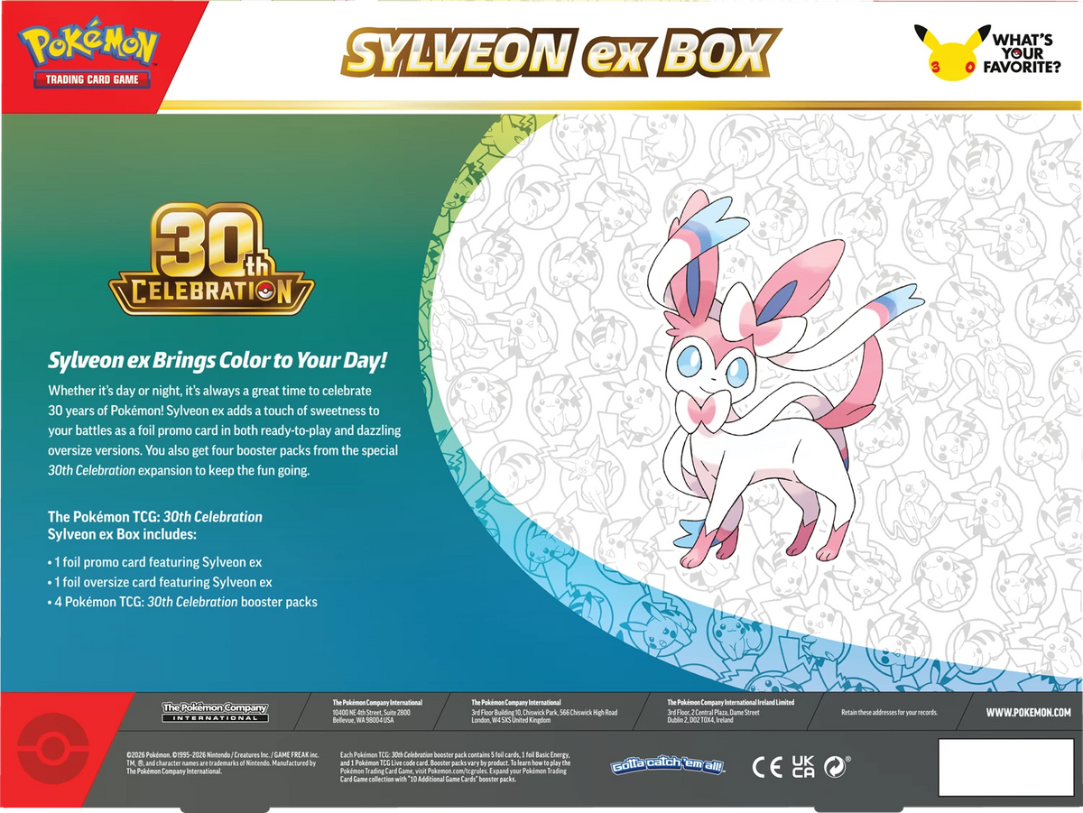 POKÉMON 30 CELEBRATIONS EX BOX -EN-