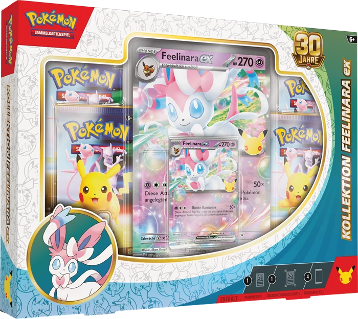 POKÉMON 30 CELEBRATIONS EX BOX -DE-