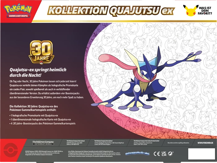 POKÉMON 30 CELEBRATIONS EX BOX -DE-