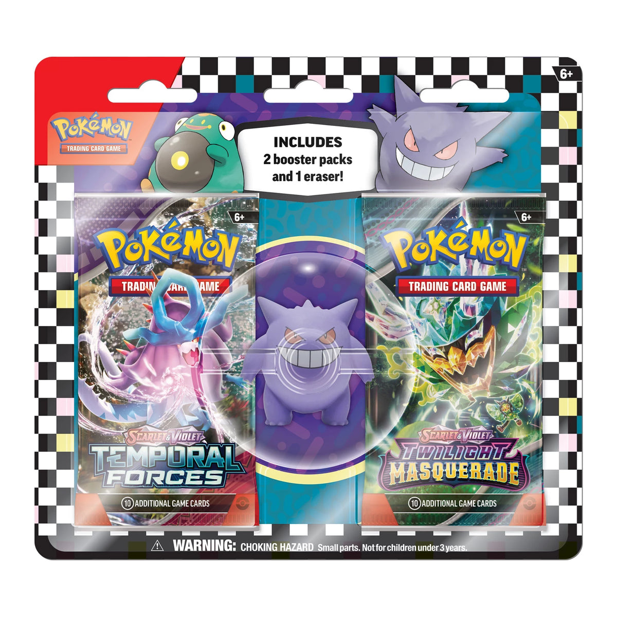 POKÉMON BACK TO SCHOOL 24 ERASER BLISTER -EN-