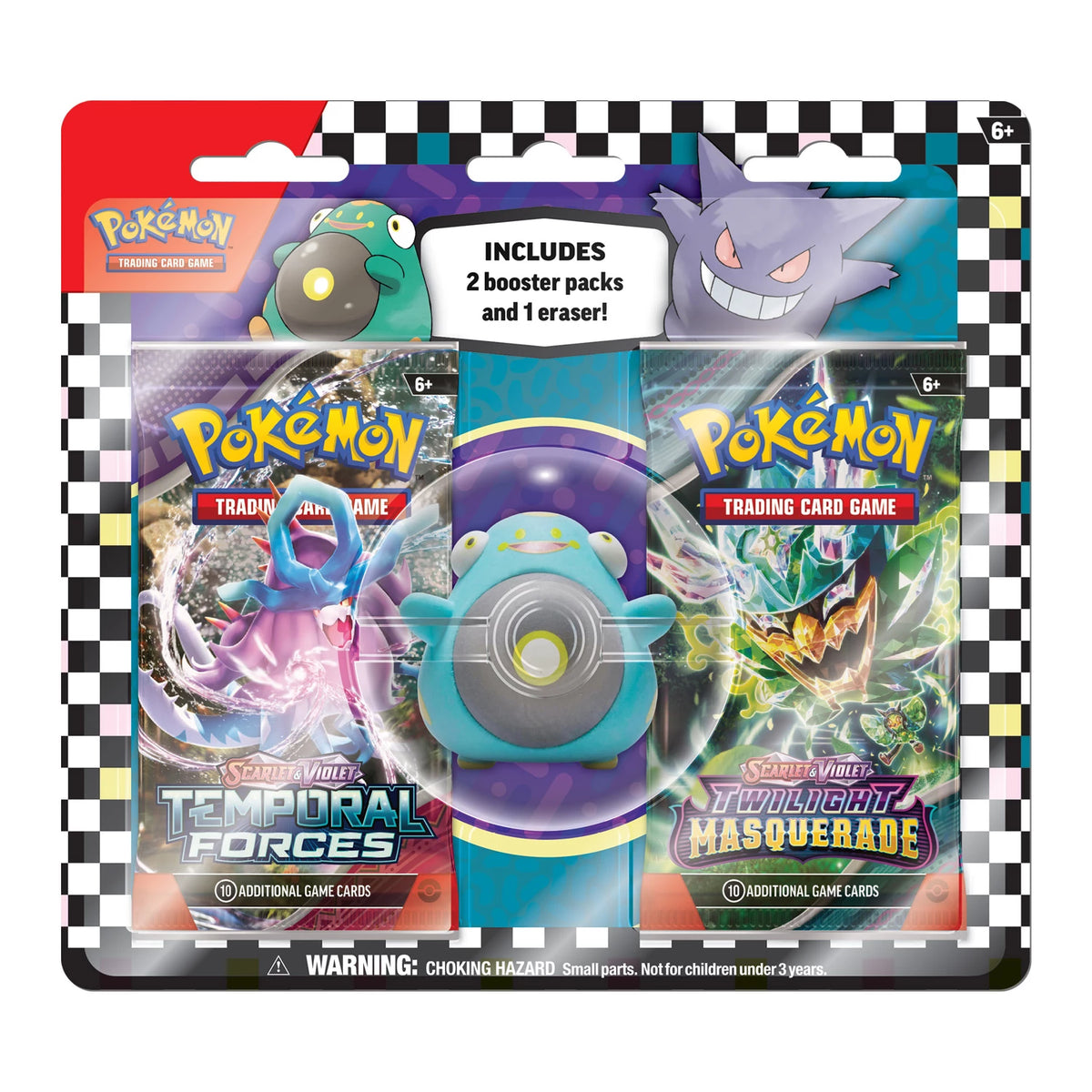 POKÉMON BACK TO SCHOOL 24 ERASER BLISTER -EN-