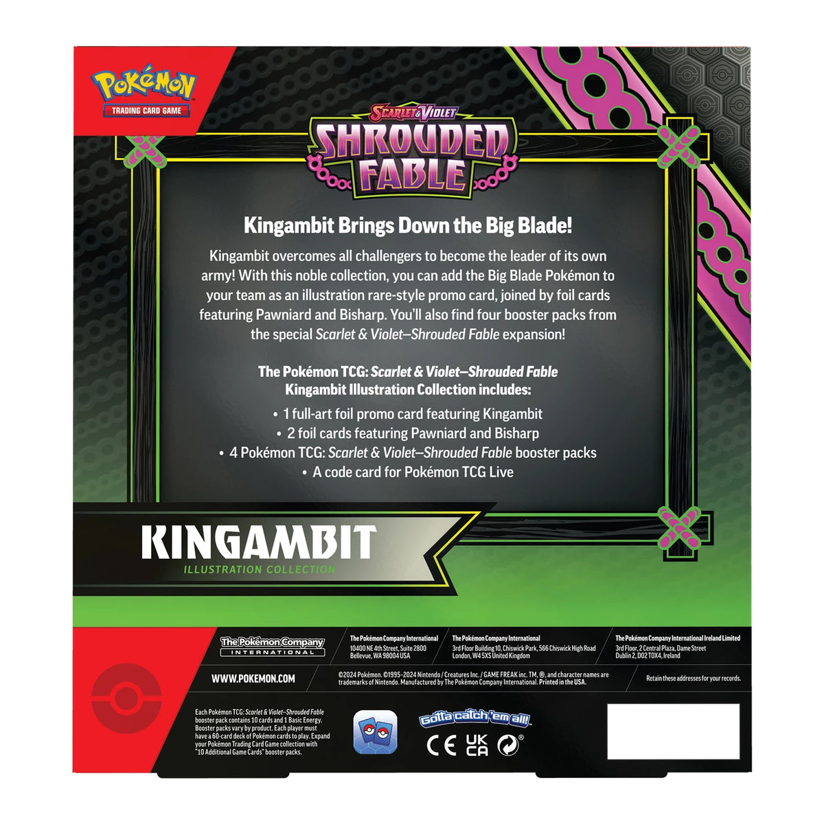 POKÉMON KINGAMBIT ILLISTRATION COLLECTION -FR-