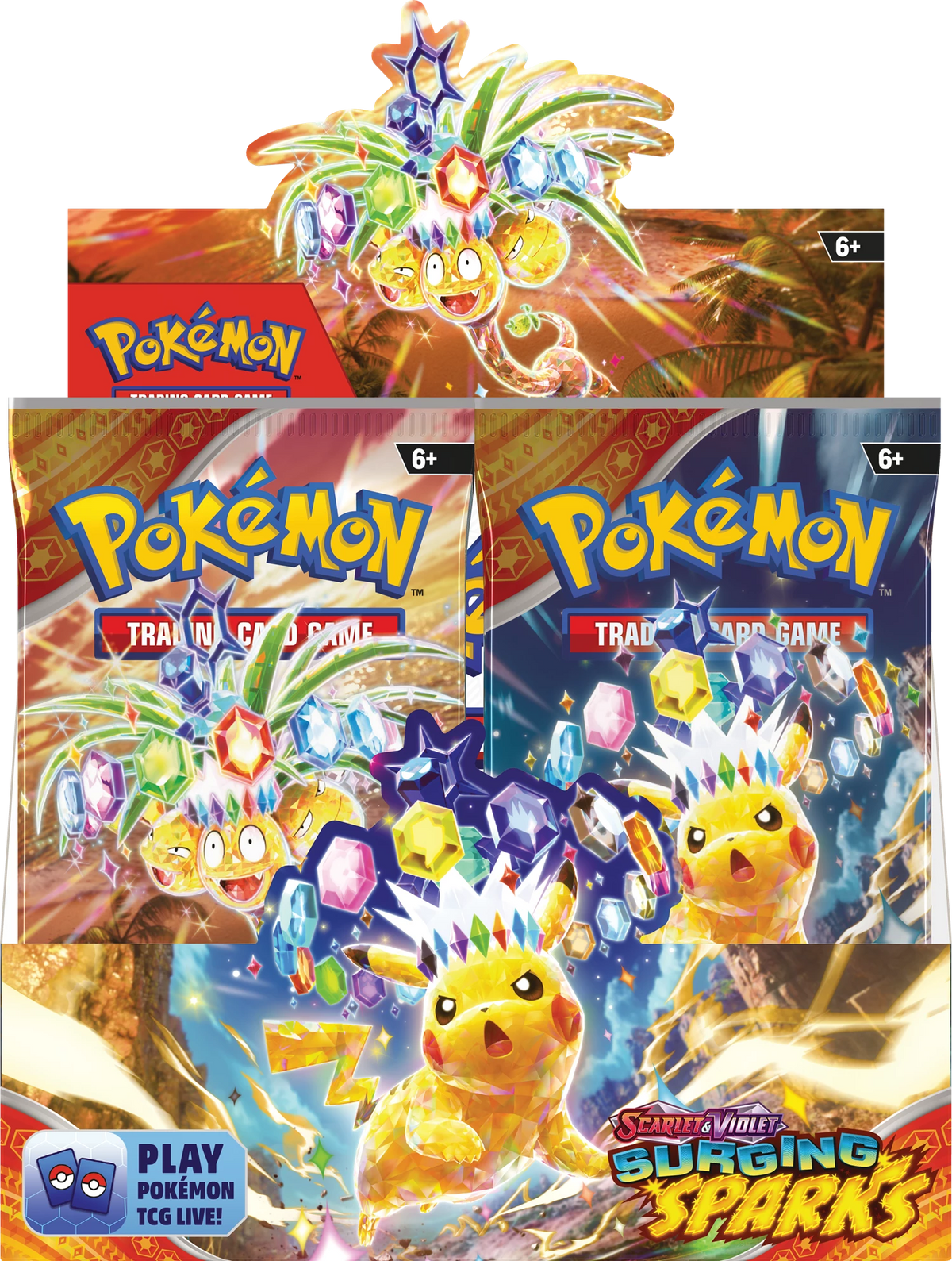POKÉMON DISPLAY SCARLET & VIOLET: SURGING SPARKS -DE-