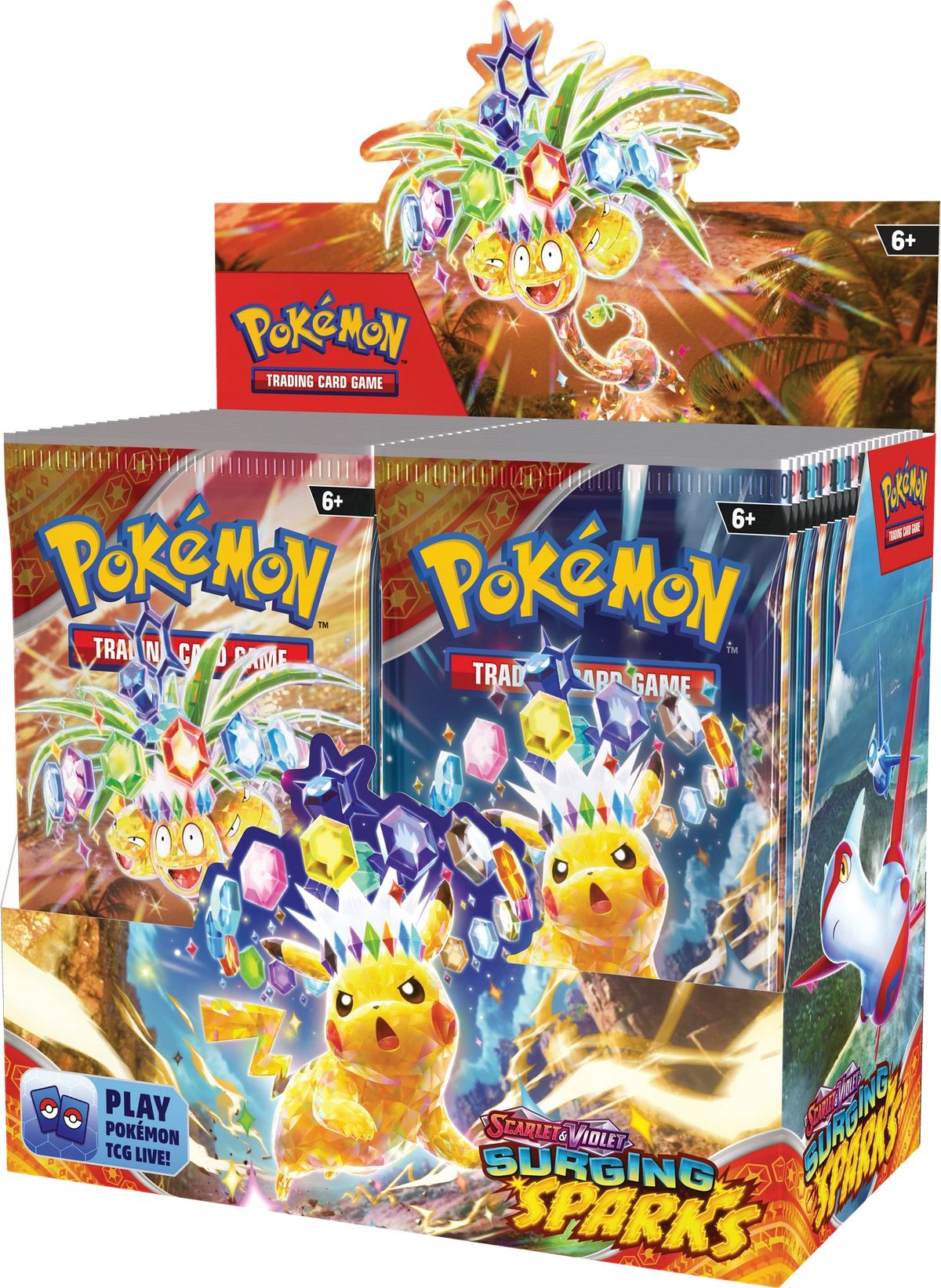 POKÉMON DISPLAY SCARLET & VIOLET: SURGING SPARKS -DE-