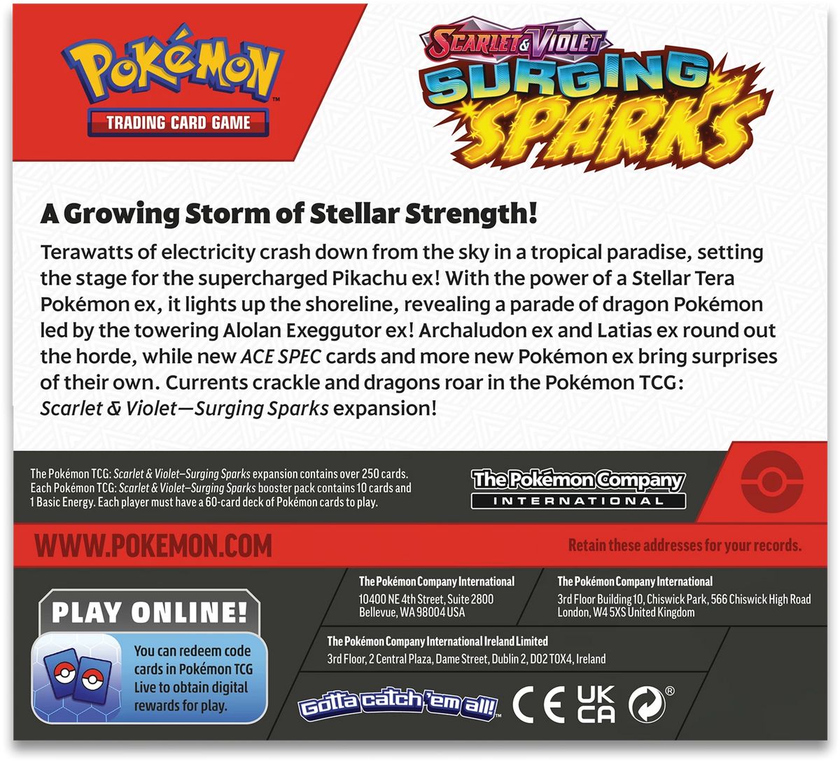 POKÉMON DISPLAY SCARLET & VIOLET: SURGING SPARKS -DE-