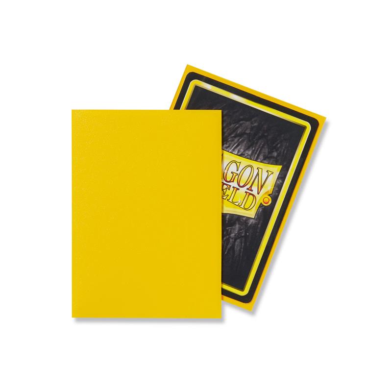 DRAGON SHIELD STANDARD SLEEVES - MATTE YELLOW (100 STK.)