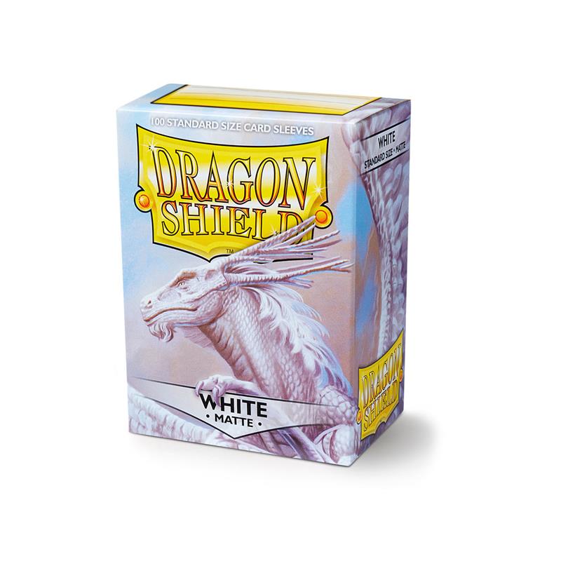 DRAGON SHIELD STANDARD SLEEVES - MATTE WHITE (100 STK.)