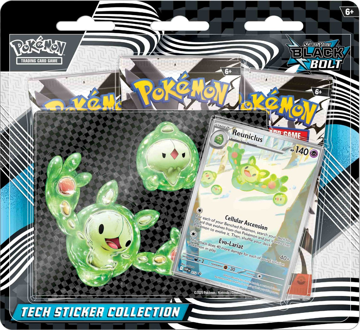 POKÉMON TECH-STICKER COLLECTION SCARLET & VIOLET: BLACK BOLT -FR-