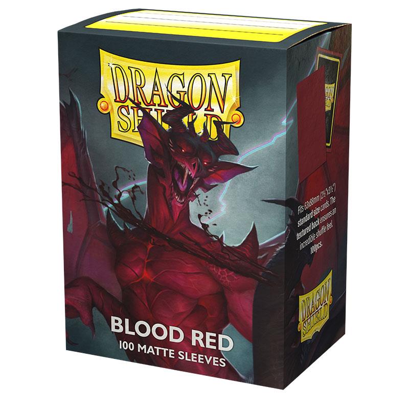 DRAGON SHIELD STANDARD SLEEVES - BLOOD RED (100 STK.)