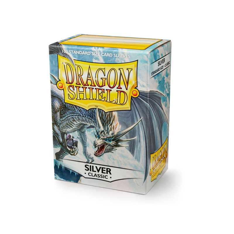 DRAGON SHIELD STANDARD SLEEVES - SILVER (100 STK.)