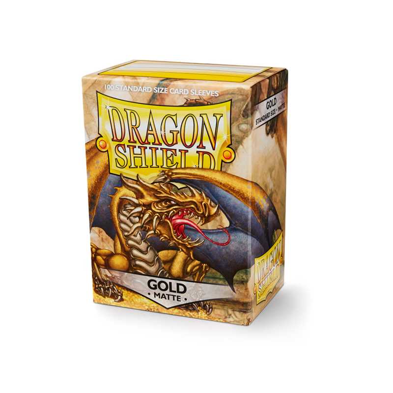 DRAGON SHIELD STANDARD SLEEVES - MATTE GOLD (100 STK.)