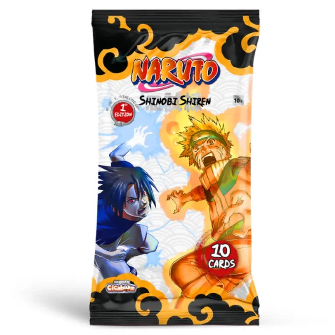 NARUTO MYTHOS TCG SHINOBI SHIREN "FIRST EDITION" BOOSTER DISPLAY