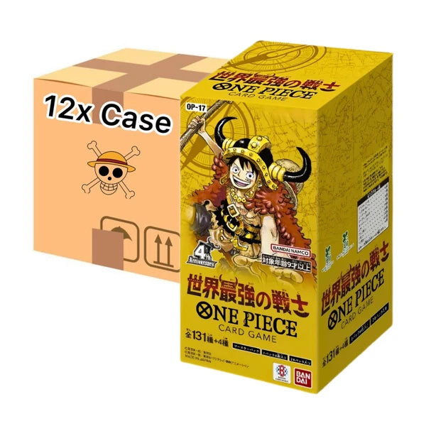 ONE PIECE OP17 DISPLAY CASE: THE WORLD STRONGEST WARRIORS -JP-