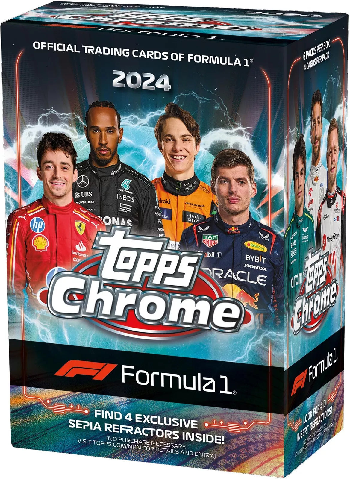 2024 TOPPS CHROME FORMULA 1 RACING: VALUE BLASTER BOX
