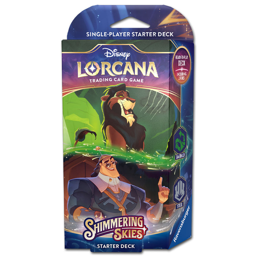 DISNEY LORCANA TCG STARTER DECK: SHIMMERING SKIES