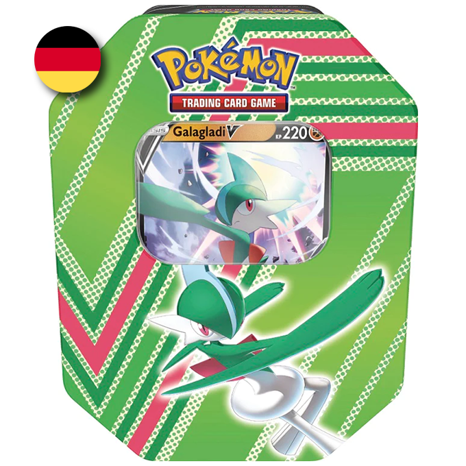 POKÉMON CARDS TIN BOX # 106 GALAGLADI-V -DE-